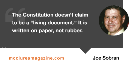 joe-sobran-quote-constitution-living-document-mcclures-magazine